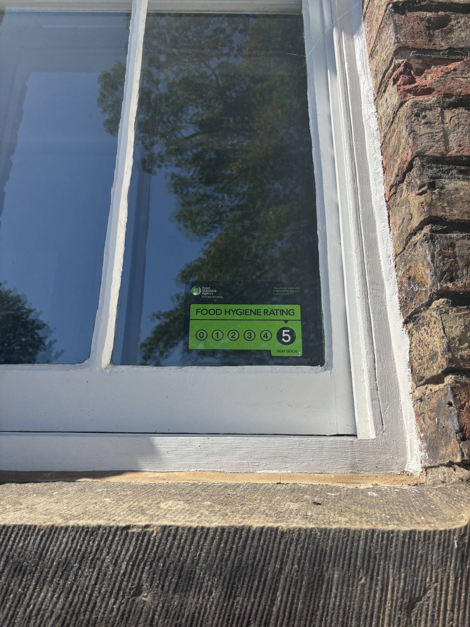 ⭐ We’ve Scored the Top Food Hygiene Rating – A Perfect 5! 🏆